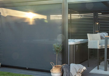 garden pergola screen